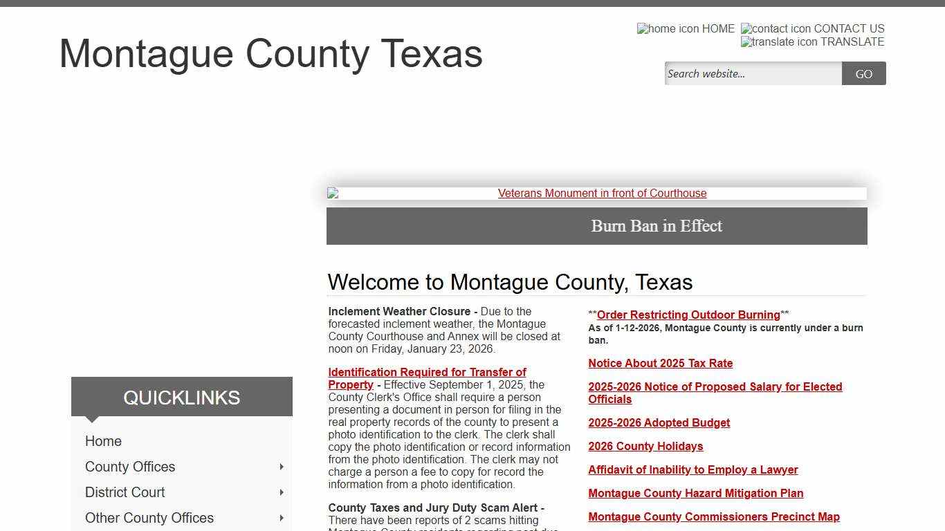 Montague County, Texas